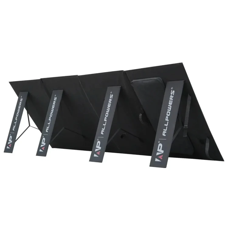 ALLPOWERS SP-037 400 W – składany, mobilny panel fotowoltaiczny do stacji zasilania, kampera, kempingu i zasilania awaryjnego.