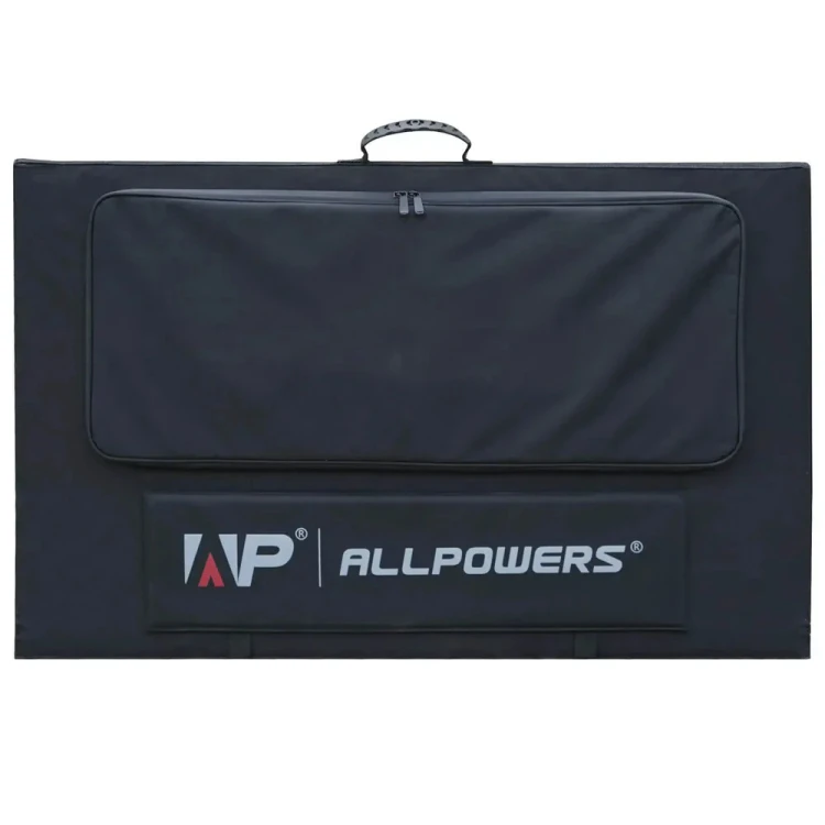 ALLPOWERS SP-037 400 W – składany, mobilny panel fotowoltaiczny do stacji zasilania, kampera, kempingu i zasilania awaryjnego.