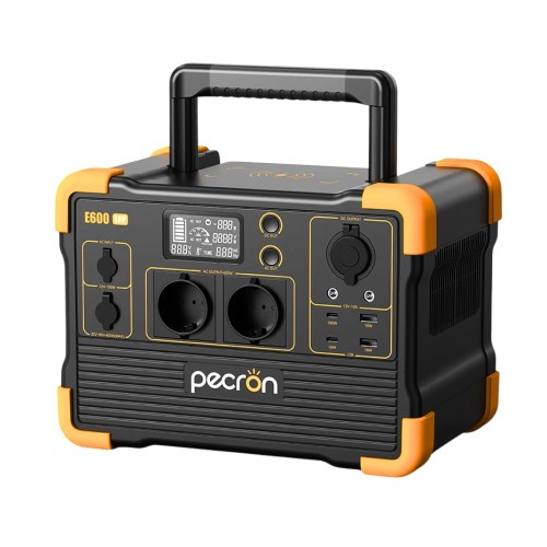 PECRON E600LFP – przenośna stacja zasilania LiFePO4 1200W / 614Wh