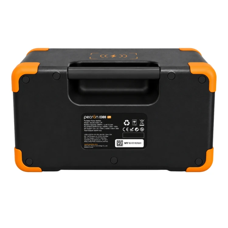 PECRON E300LFP – przenośna stacja zasilania LiFePO4 600W / 288Wh