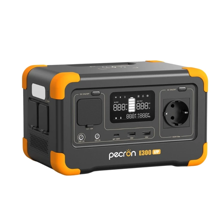 PECRON E300LFP – przenośna stacja zasilania LiFePO4 600W / 288Wh