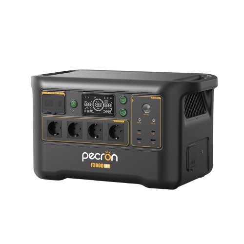 PECRON F3000LFP – przenośna stacja zasilania LiFePO4 3600W / 3072Wh