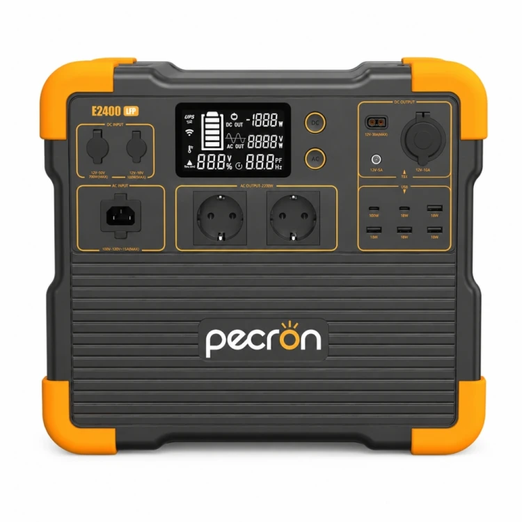 PECRON E2400LFP – przenośna stacja zasilania LiFePO4 2400W / 2048Wh