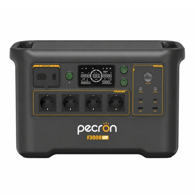 PECRON F3000LFP – przenośna stacja zasilania LiFePO4 3600W / 3072Wh