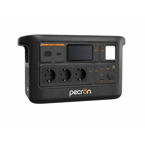 PECRON F1000LFP przenośna stacja zasilania 1500W 960Wh LiFePO4 – mobilne źródło energii z gniazdami AC, portami USB, DC i wyświetlaczem
