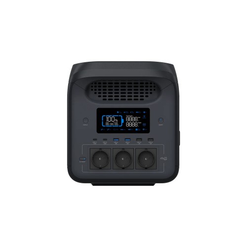 HINEN PS1800 – przenośna stacja zasilania 1800 W, 1229 Wh z akumulatorem LiFePO₄, czystą sinusoidą, szybkim ładowaniem, UPS oraz obsługą Wi-Fi i Bluetooth