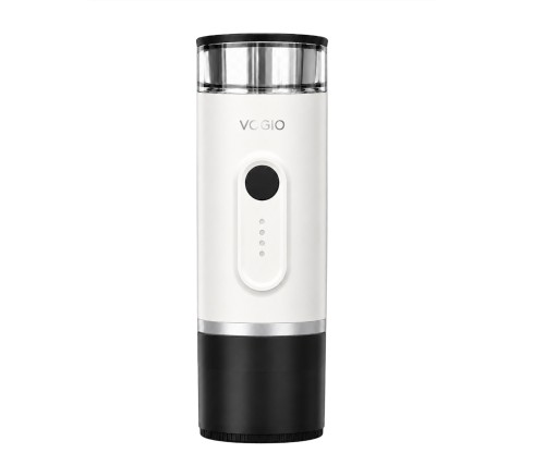 VOGIO ToGo K2 PLUS Biały to przenośny ekspres do kawy 2 w 1 na kawę mieloną i kapsułki Nespresso®. Idealny do podróży, samochodu, pracy i kempingu.