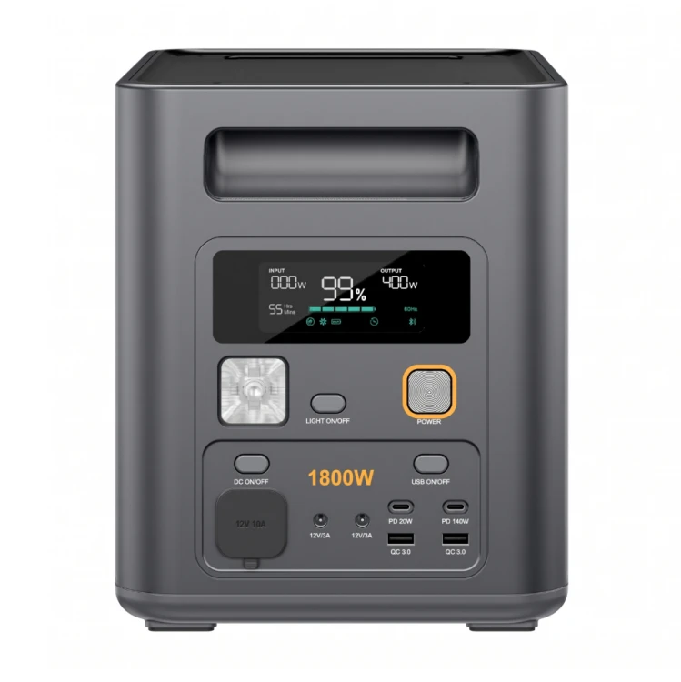 AFERIY Nomad1800 Pro P180 – przenośna stacja zasilania o mocy 1800W i pojemności 1024Wh, przeznaczona do zasilania urządzeń w domu, kamperze, podróży oraz podczas awarii prądu.