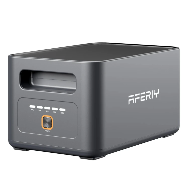 AFERIY P180-B to akumulator rozszerzający 1024 Wh do stacji Nomad1800 Pro. Zwiększa pojemność zestawu i wydłuża czas zasilania w domu, kamperze i podróży.