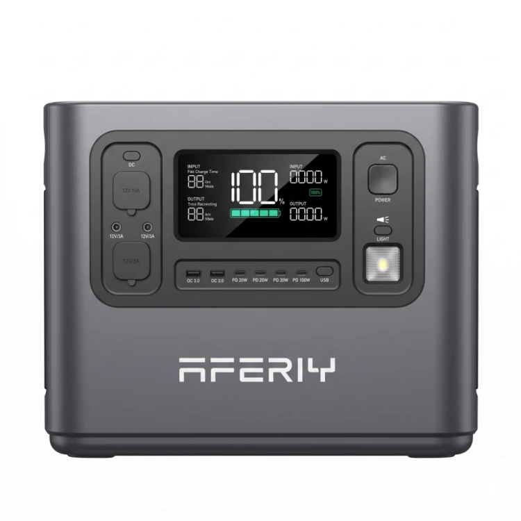 AFERIY Haven2400 P210 to przenośna stacja zasilania 2400 W 2048 Wh z akumulatorem LiFePO₄. Sprawdzi się w domu, kamperze, na campingu i jako zasilanie awaryjne.