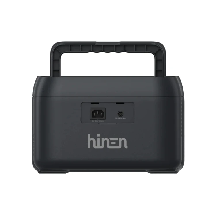 HINEN PS600 600 W 512 Wh – przenośna stacja zasilania LiFePO4 z szybkim ładowaniem, funkcją UPS i możliwością ładowania solarnego, do domu, kampera i na kemping.