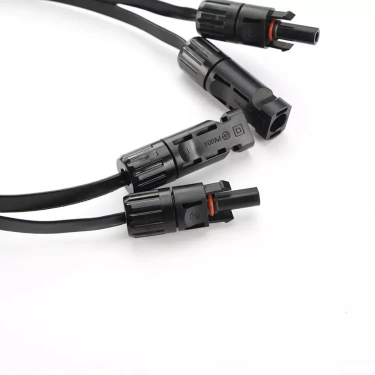 solar panel flat cable connection