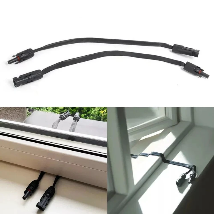 window passage solar cable adapter