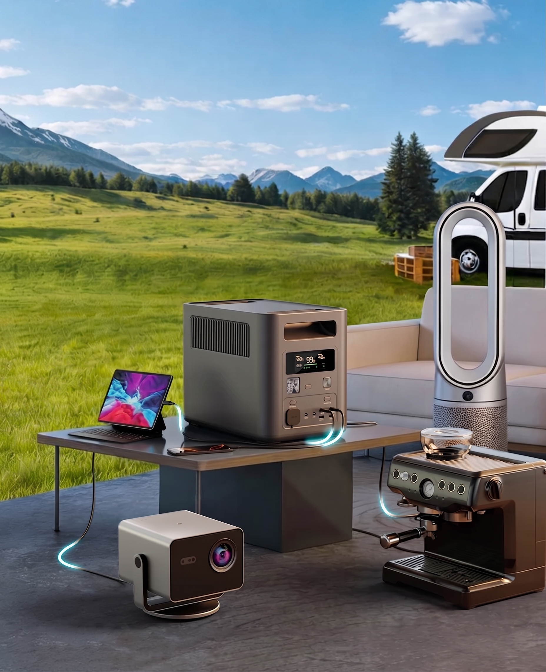 AFERIY Nomad1800 P180 zasilająca urządzenia podczas podróży
