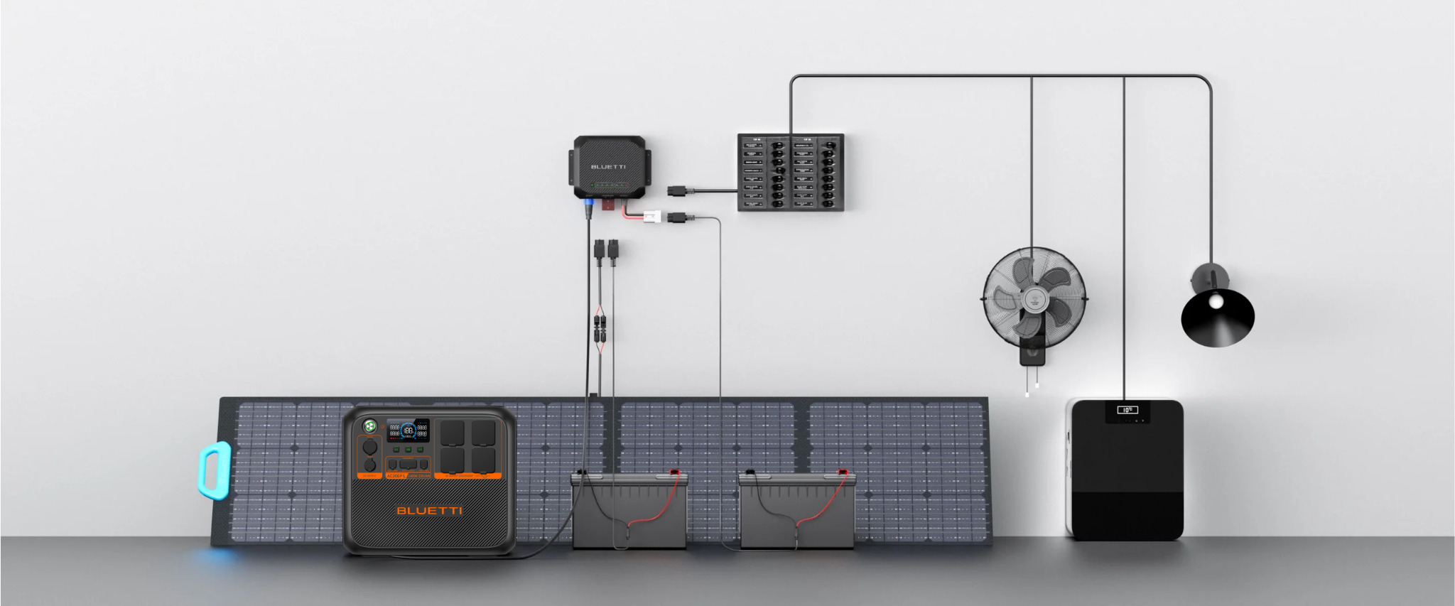 BLUETTI D40 – schemat instalacji
