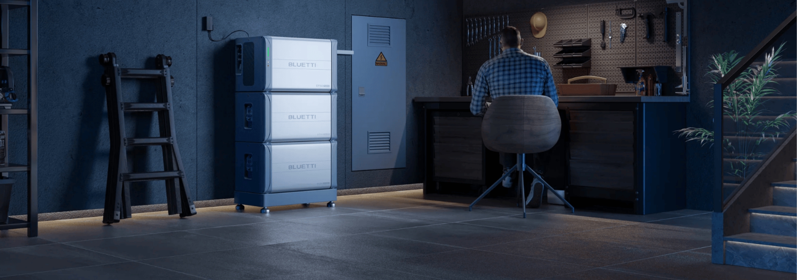 BLUETTI B500 – moduł stacjonarny do garażu
