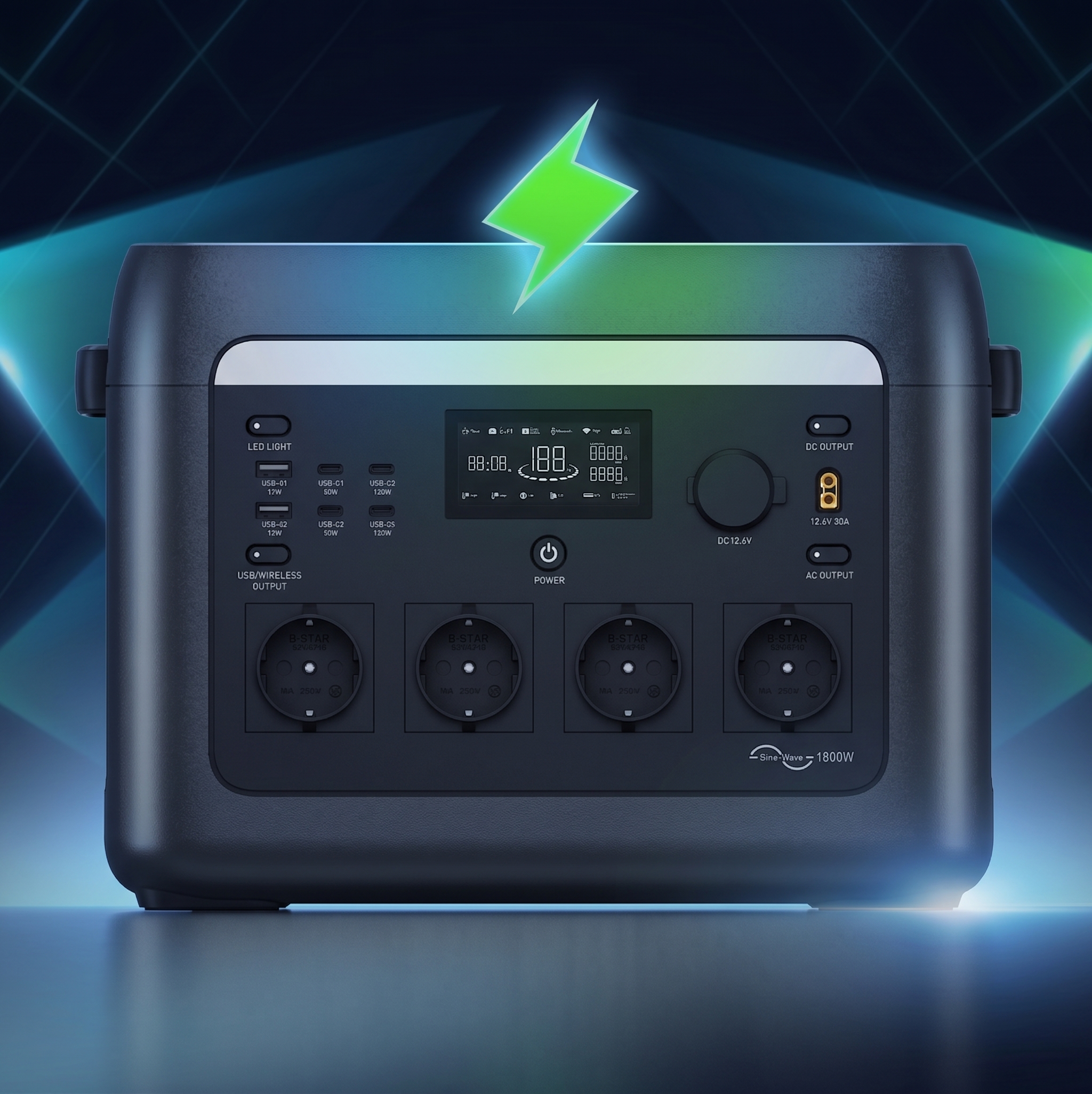 HINEN 1800W-Pro moc 1800 W
