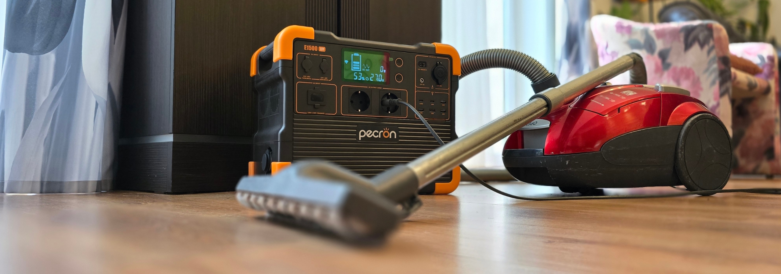 Pecron E1500LFP – praca w domu