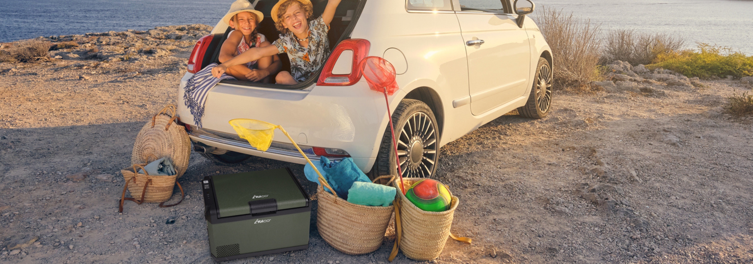 Lodówka Yolco GCX37 na wakacjach